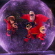 The Parr family hanging out in Violent’s antigravity field within her force field.